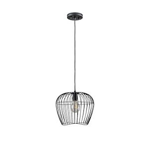 Redding - 1 Light Industrial Pendant-10 Inch Tall and 12 Inch Wide - 1387590
