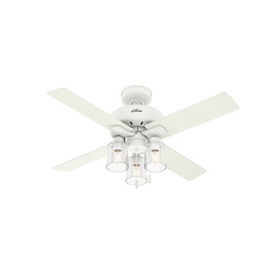 Pelston 44 Inch Ceiling Fan with LED Light Kit and Pull Chain - 936514