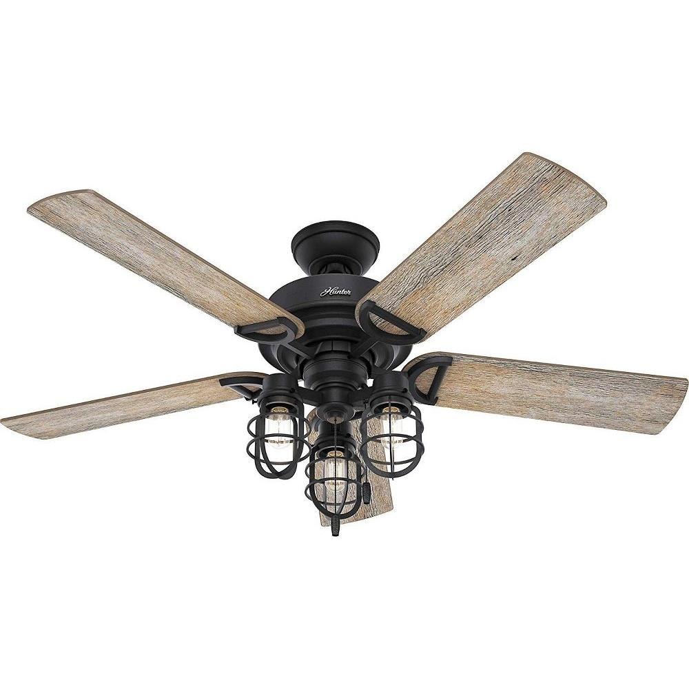 Hunter Fans 50409 Starklake 52 Inch Ceiling Fan With Led Light Kit And Pull Chain
