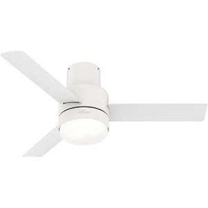Gilmour 44 Inch Low Profile Ceiling Fan with LED Light Kit and Handheld Remote