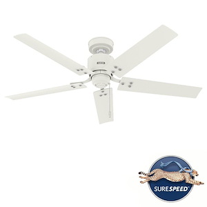 Windbound 52-Inch Damp Rated Ceiling Fan And Pull Chain - 1105956