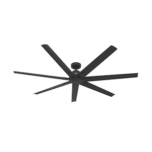 Downtown - 7 Blade Ceiling Fan with Wall Control In Industrial Style-15.23 Inches Tall and 72 Inches Wide