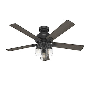 Hartland - 5 Blade Ceiling Fan with Light Kit and Pull Chain In Farmhouse Style-19.49 Inches Tall and 52 Inches Wide - 1118608