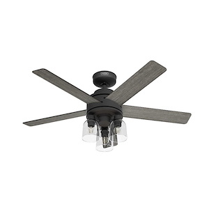 Lochemeade - 5 Blade Ceiling Fan with Light Kit In Modern Style-19.1 Inches Tall and 52 Inches Wide - 1331507