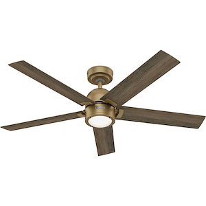 Erling - 5 Blade Ceiling Fan with Light Kit-14.13 Inches Tall and 52 Inches Wide - 1343585