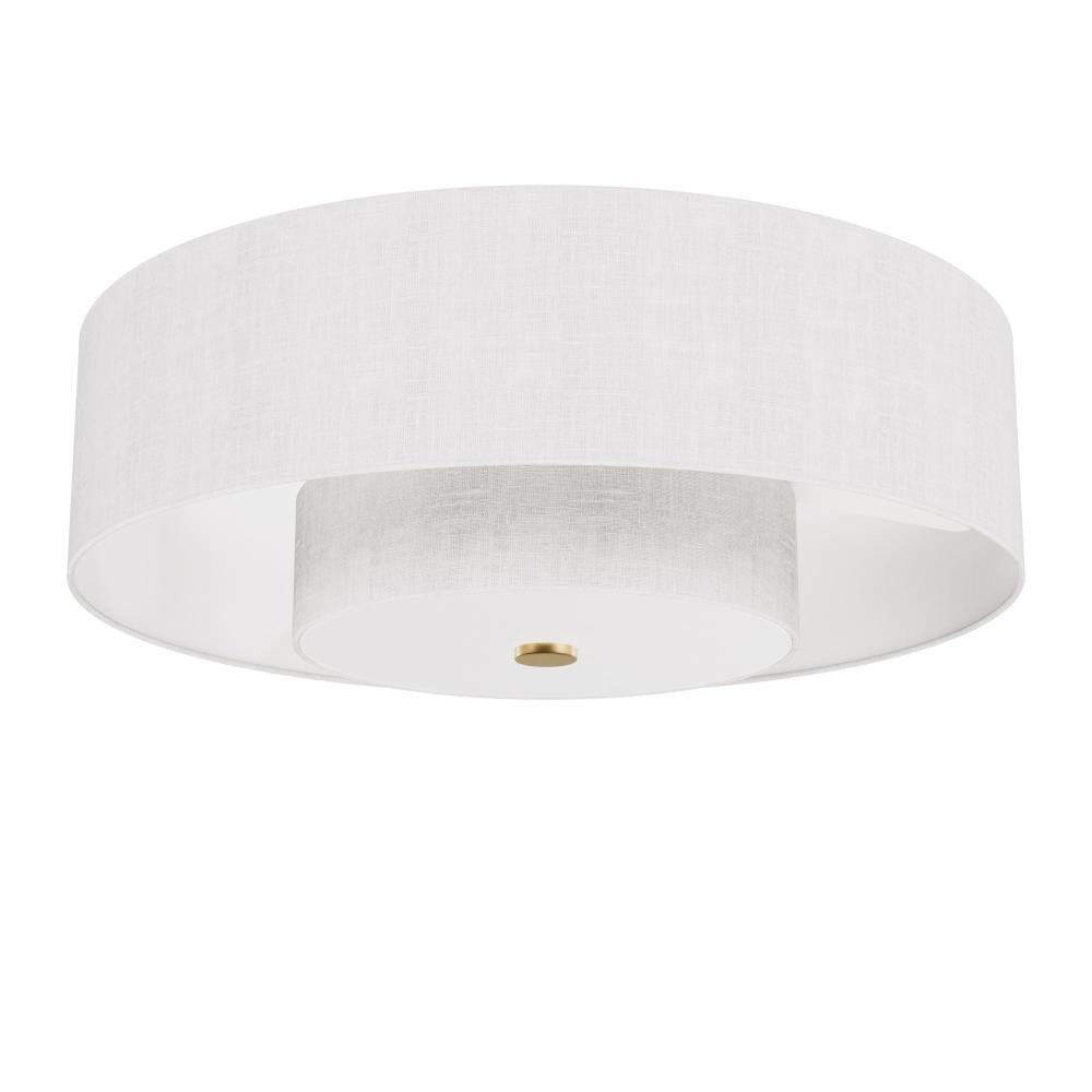 Hunter Fans - 52974 - Brookside - 3 Blade 9W 2 LED Fandelier-17.75 Inch  Tall and 30 Inch Wide