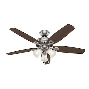 Builder 52 Inch Ceiling Fan with LED Light Kit and Pull Chain - 382147