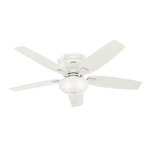 Kenbridge 52 Inch Low Profile Ceiling Fan with LED Light Kit and Pull Chain