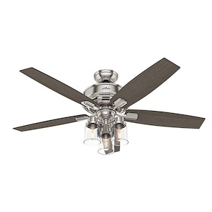 Bennett 52 Inch Ceiling Fan with LED Light Kit and Handheld Remote