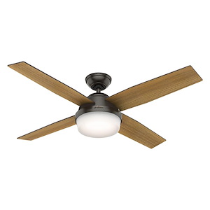 Dempsey 52 Inch Ceiling Fan with LED Light Kit and Handheld Remote - 516763