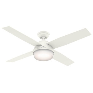 Dempsey 52 Inch Ceiling Fan with LED Light Kit and Handheld Remote - 516763