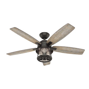 Coral Bay 52 Inch Ceiling Fan with LED Light Kit and Handheld Remote - 729649