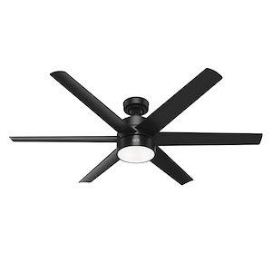 Solaria  - 6 Blade Outdoor Ceiling Fan with Light Kit In Industrial Style-14.92 Inches Tall and 60 Inches Wide - 1296035