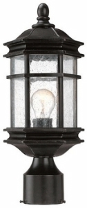 Used Dolan Lighting 9233-68 Barlow 1-Light Outdoor Post Lantern