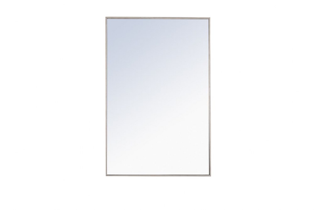 Used Elegant Decor MR4079S Eternity – Metal Frame Rectangle Mirror-42 Inches