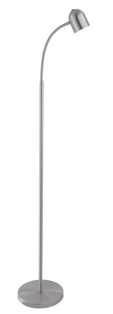 Used Lite Source LS-83322BN Tiara-5W 1 LED Floor Lamp-8 Inches Wide by 51 Inches
