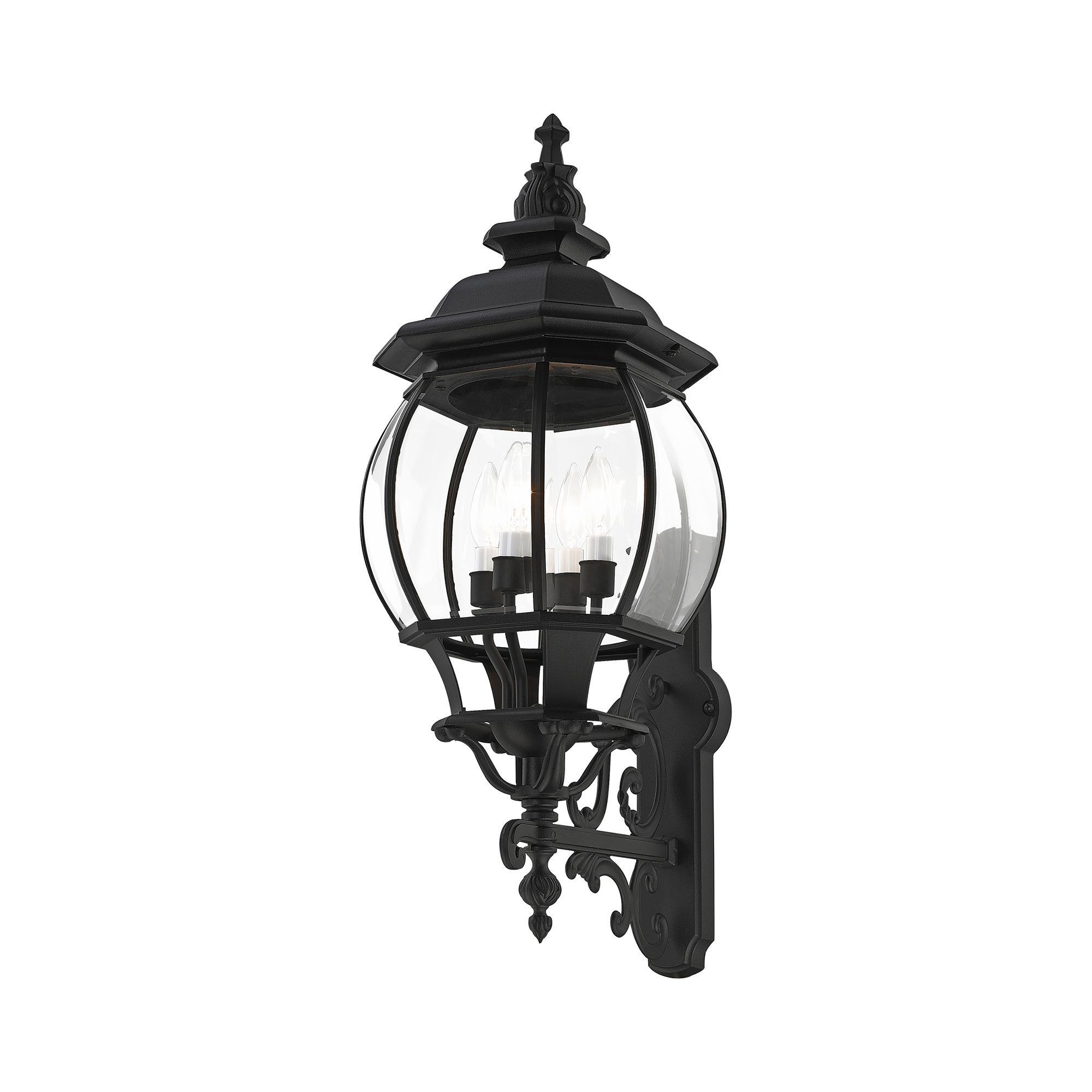 Used Livex Lighting 7701-14 Frontenac - 4 Light Outdoor Wall Lantern in