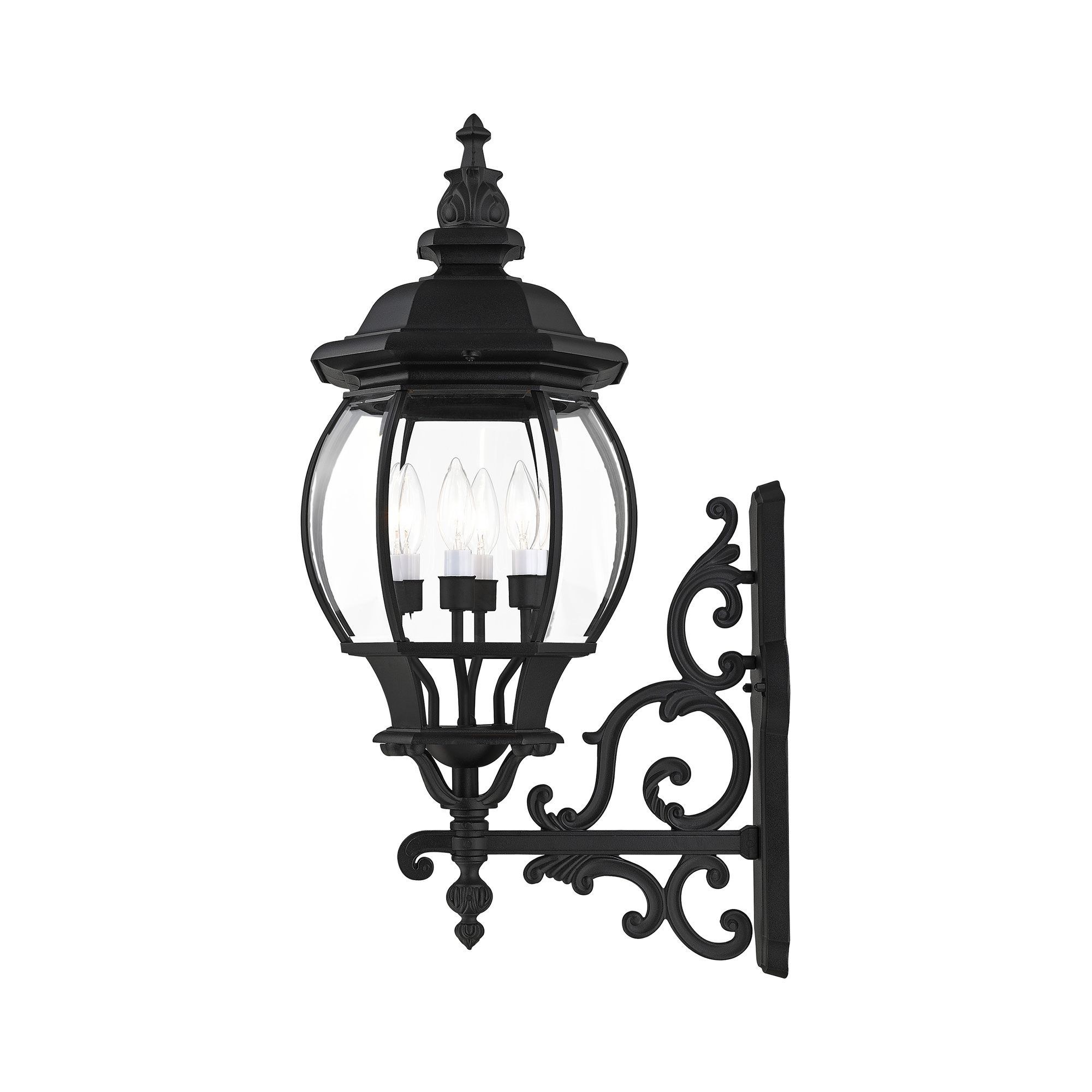 Used Livex Lighting 7701-14 Frontenac - 4 Light Outdoor Wall Lantern in