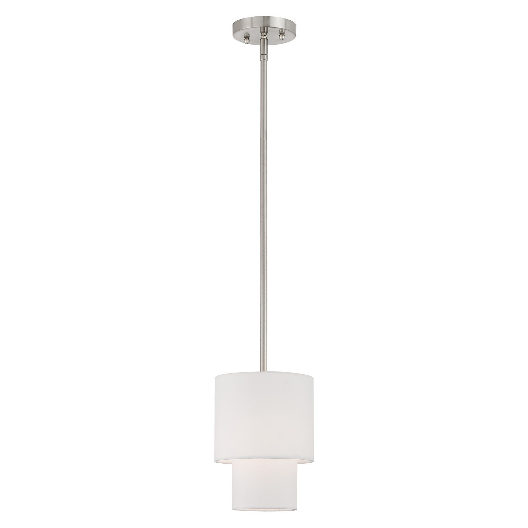 Used Livex Lighting 51040-91 Claremont - 1 Light Mini Pendant in New Traditional