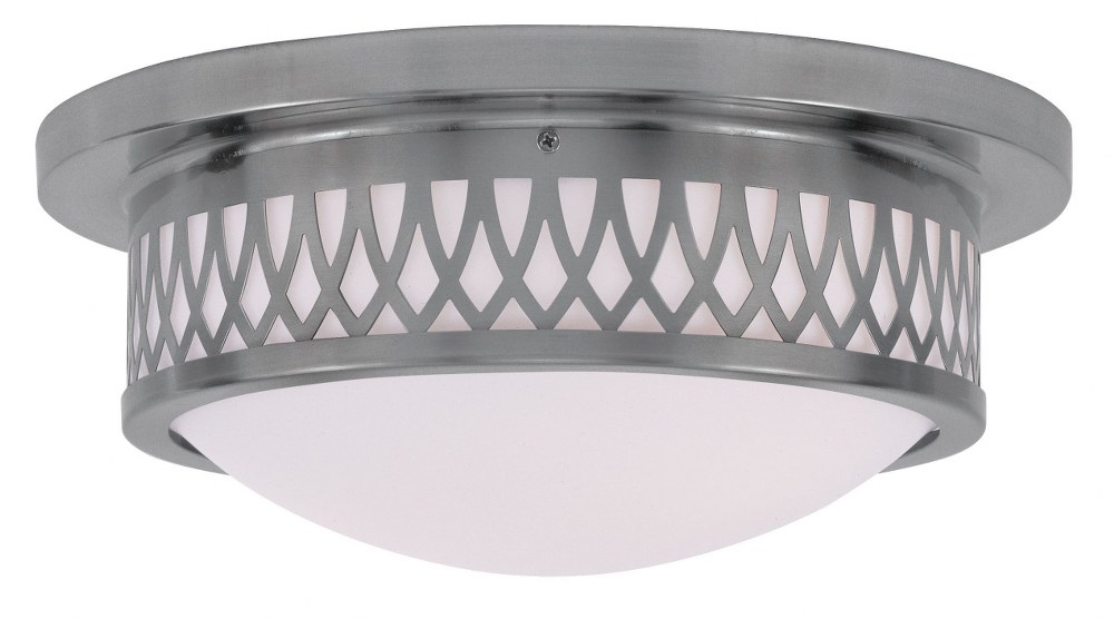 Used Livex Lighting 7352-91 Westfield - 2 Light Flush Mount 