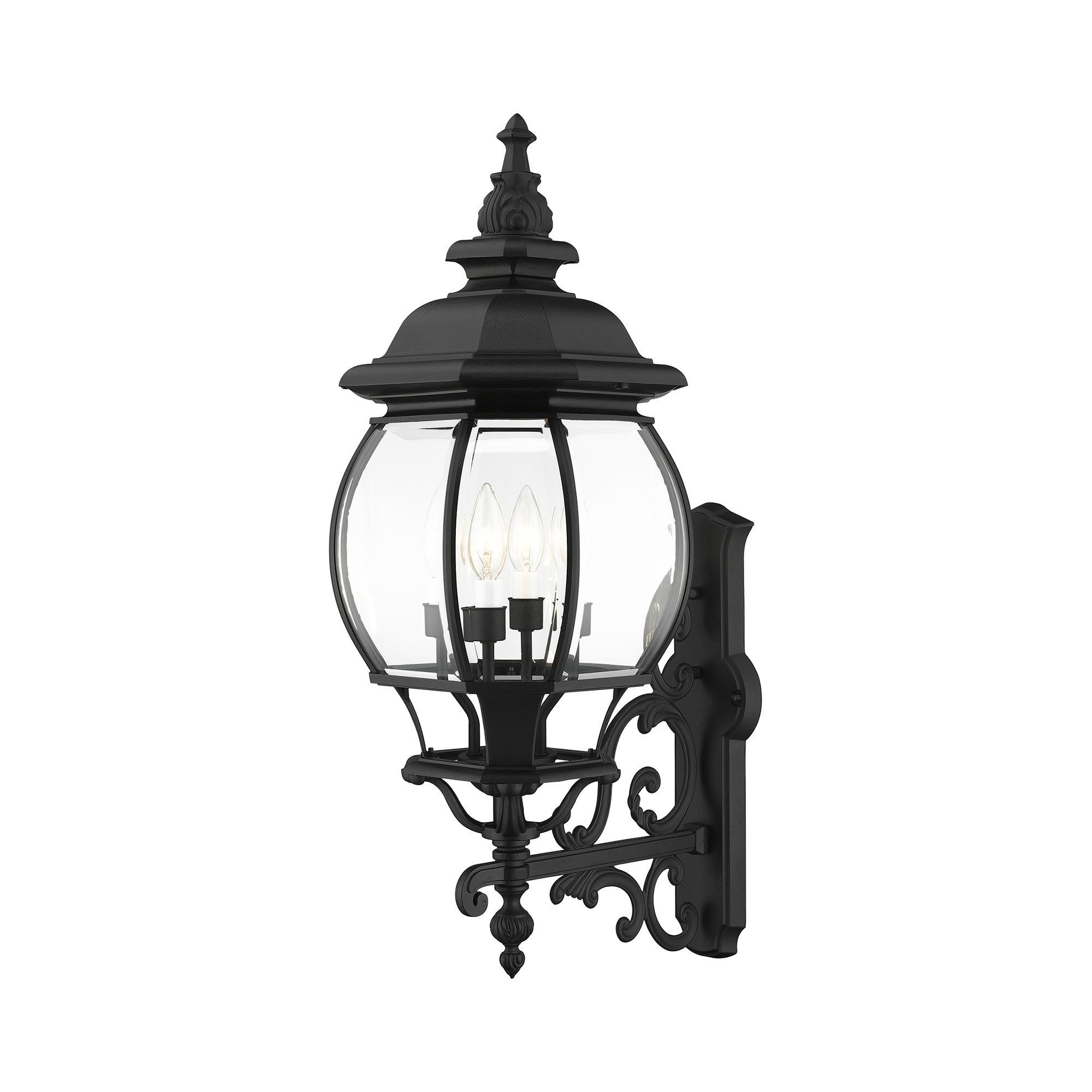 Used Livex Lighting 7701-14 Frontenac - 4 Light Outdoor Wall Lantern in
