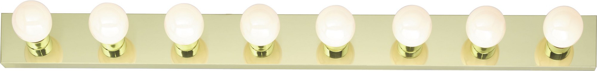 Used Nuvo Lighting SF77/191 Eight Light Bath Vanity-48 Inches Wide by 4.75