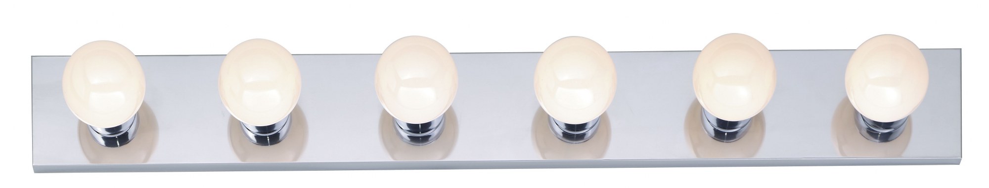 Used Nuvo Lighting SF77/194 Six Light Bath Vanity-36 Inches Wide by 4.75 Inches