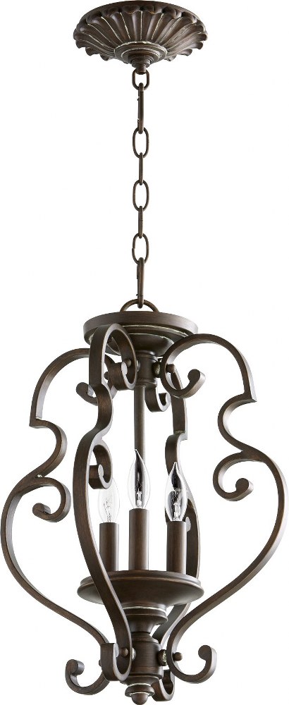 Used Quorum Lighting 2873-13-39 San Miguel – 3 Light Dual Mount Pendant in