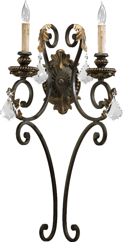 Used Quorum Lighting 5357-2-44 Rio Salado – Two Light Wall Mount