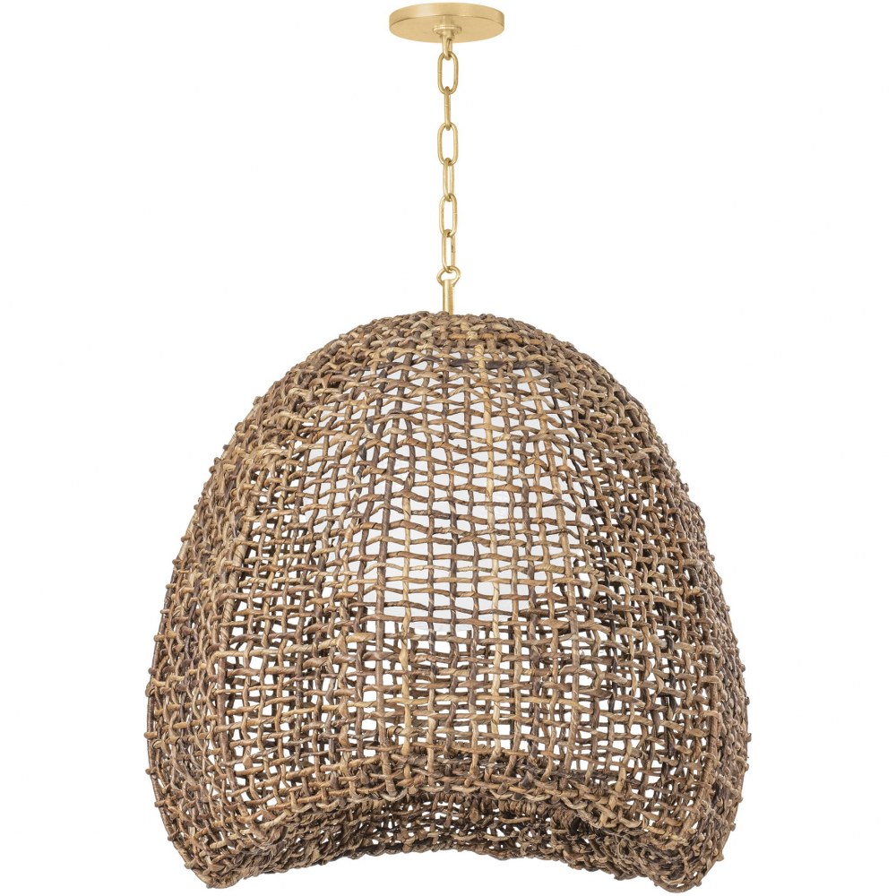 Used Troy Lighting F2324-VGL Maester – 1 Light Pendant-25 Inches Tall and 24