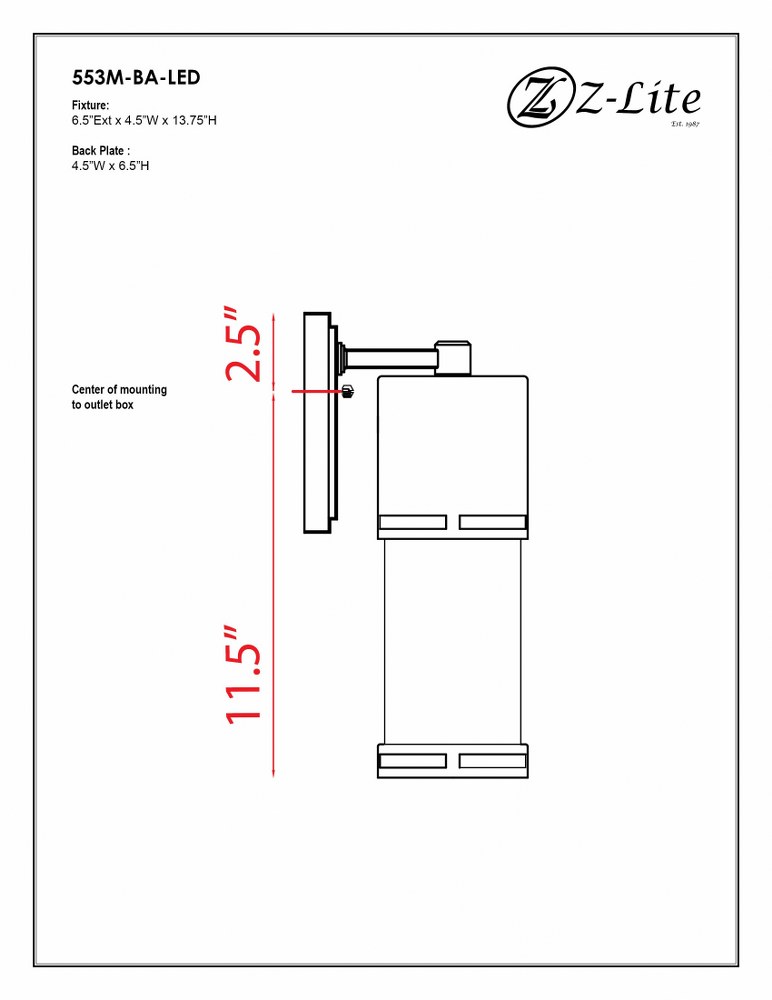 553M-BK-LED