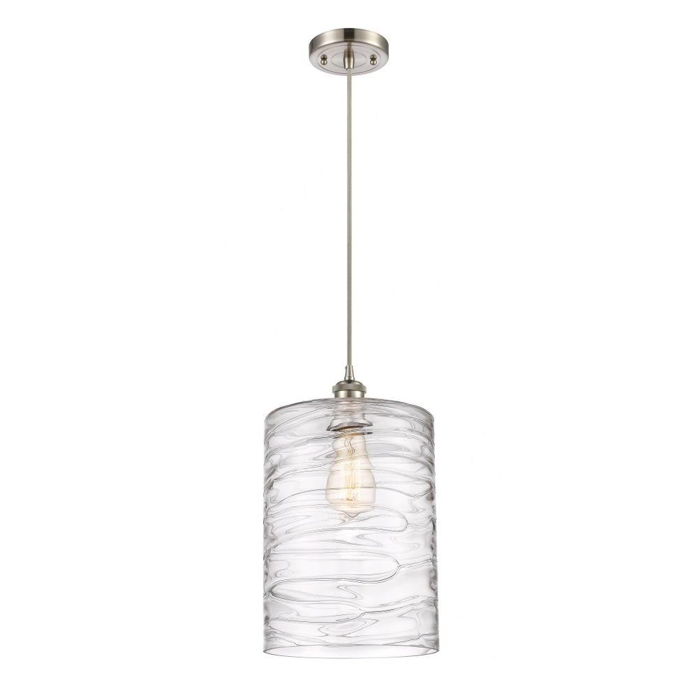 Cobbleskill - 1 Light Large Mini Pendant In Art Nouveau Style-14 Inches Tall and 9 Inches Wide