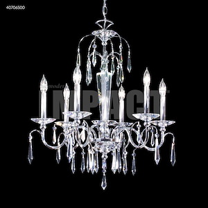 Contemporary - 26 Inch Six Light Chandelier