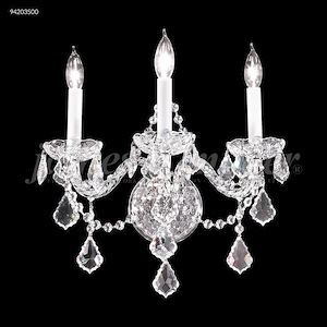 Vienna - 3 Light Wall Sconce-19 Inches Tall and 16 Inches Wide