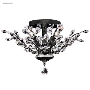 Florale - 4 Light Flush Mount-13 Inches Tall and 21 Inches Wide - 1337245
