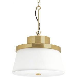 POINT DUME&#194;&#174; by Jeffrey Alan Marks for Progress Lighting Windbluff Collection Brushed Brass Pendant