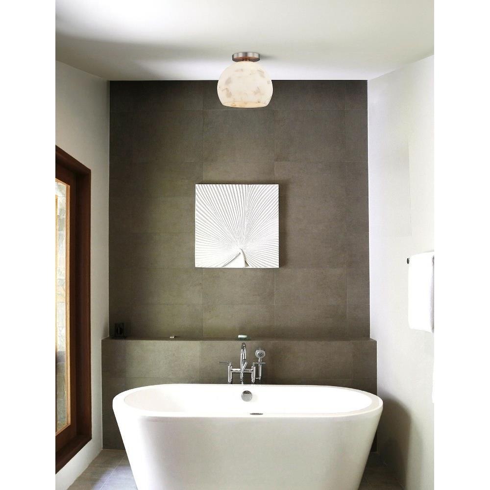 Justice Design - ALR-6353 - Alabaster Rocks - 1 Light Globe Medium Semi ...