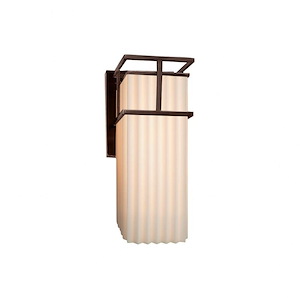 Alabaster Rocks Regency - 8 Inch ADA Wall Sconce with Oval Alabaster Resin Shade