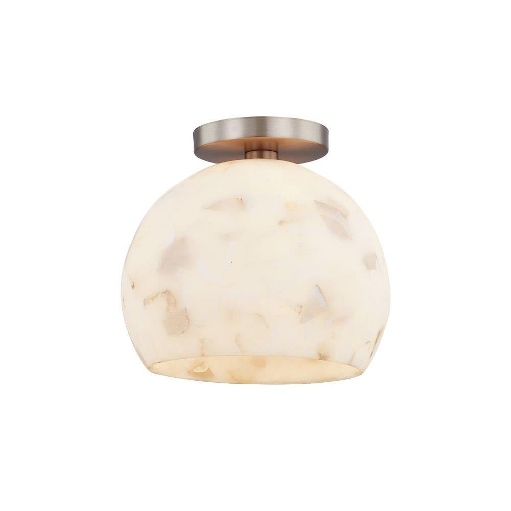 Justice Design - ALR-6353 - Alabaster Rocks - 1 Light Globe Medium Semi ...