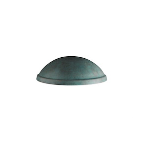 Ambiance - Rimmed Quarter Sphere Downlight Outdoor Wall Sconce