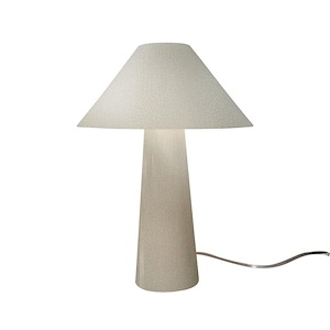 Portable - 2 Light Tall Table Lamp-21.5 Inches Tall and 15 Inches Wide