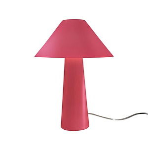 Portable - 2 Light Tall Table Lamp-21.5 Inches Tall and 15 Inches Wide