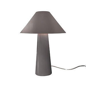 Portable - 2 Light Tall Table Lamp-21.5 Inches Tall and 15 Inches Wide
