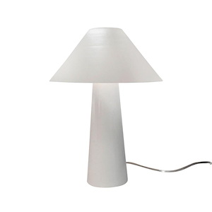 Portable - 2 Light Tall Table Lamp-21.5 Inches Tall and 15 Inches Wide