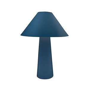 Portable - 2 Light Tall Table Lamp-21.5 Inches Tall and 15 Inches Wide