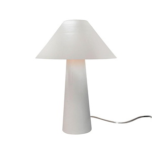 Portable - 2 Light Tall Table Lamp-21.5 Inches Tall and 15 Inches Wide