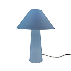 Portable - 2 Light Tall Table Lamp-21.5 Inches Tall and 15 Inches Wide
