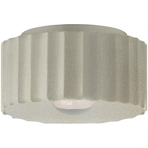Radiance - 1 Light Medium Gear Outdoor Flush Mount-6.5 Inches Tall and 10 Inches Wide - 1341821