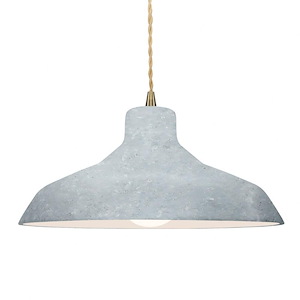 Radiance - 10W 1 LED Large Loft Pendant-7.25 Inches Tall and 15.5 Inches Wide - 1345912