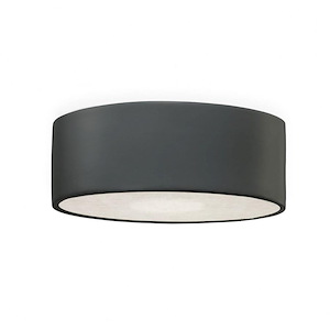 Radiance - 12W 1 LED Short Round Flush Mount In Modern Style-3.5 Inches Tall and 8.25 Inches Wide
